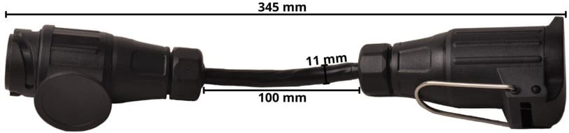 Verlängerungsstück/Stecker-Verlängerung 13-polig - 10 cm Kabel - Image 9