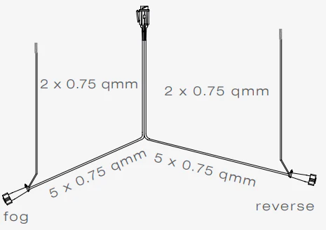 Aspöck Kabelsatz - 4,5 Meter - 13-polig - 2x 5-poliger Stecker - inklusive Abzweigung 2,5 Meter - Image 5