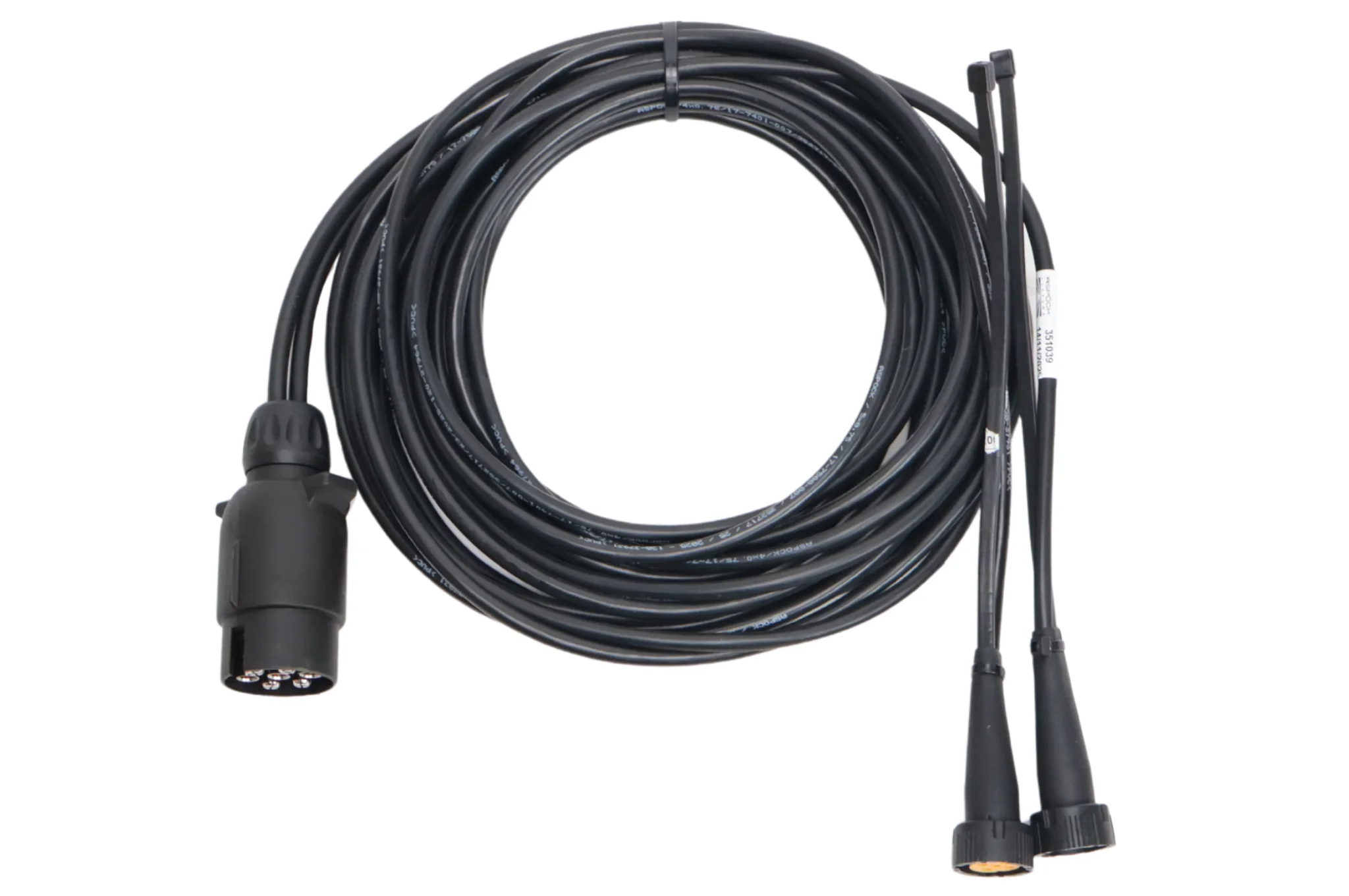 Aspöck Kabelsatz - 5 Meter - 7-polig - 2x 5-poliger Stecker - inklusive Abzweigungen - Image 2