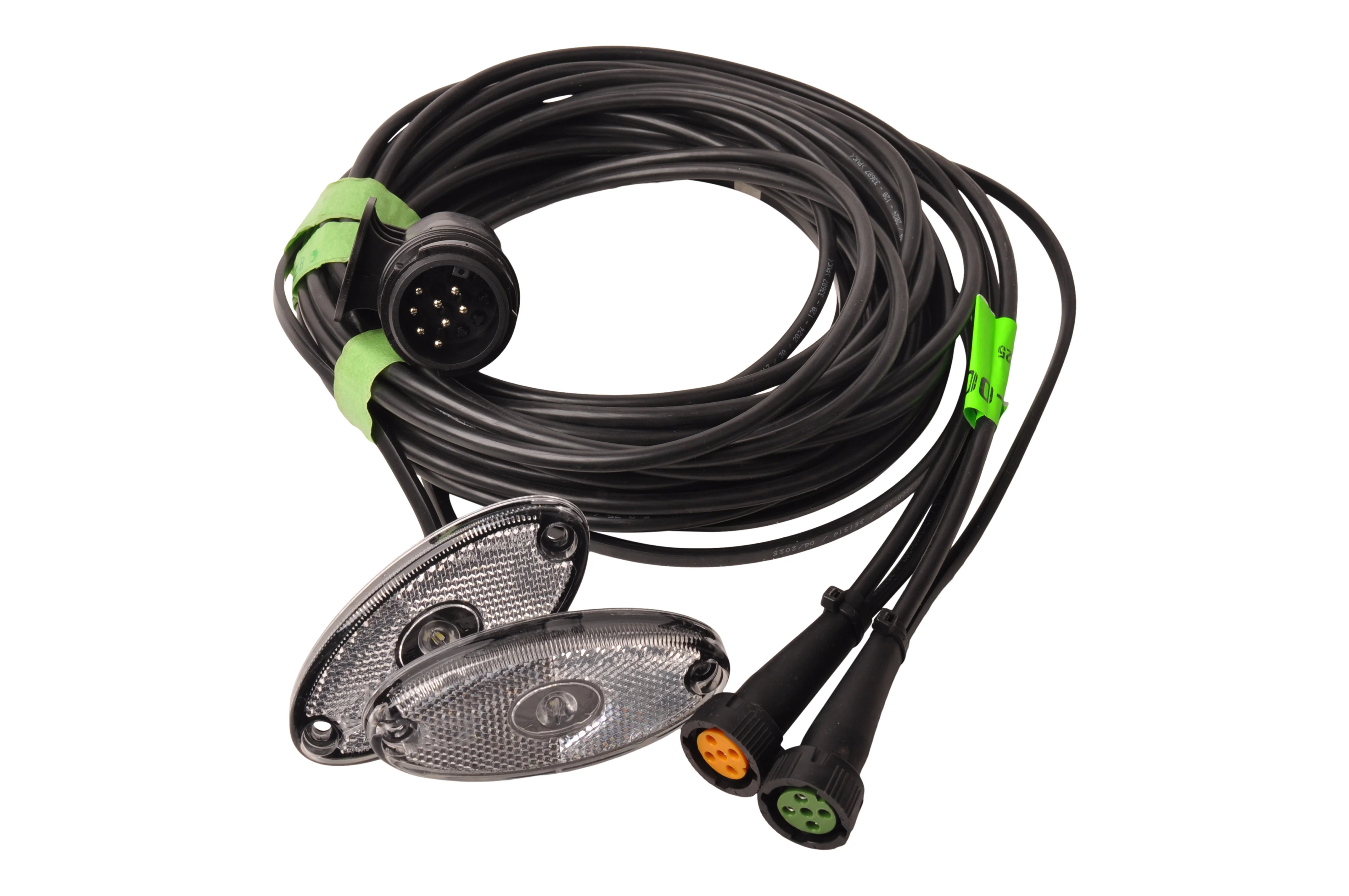 Aspöck Kabelsatz - 6,4 Meter - 13-polig - 2x 5-poliger Stecker - inklusive Begrenzungsleuchten