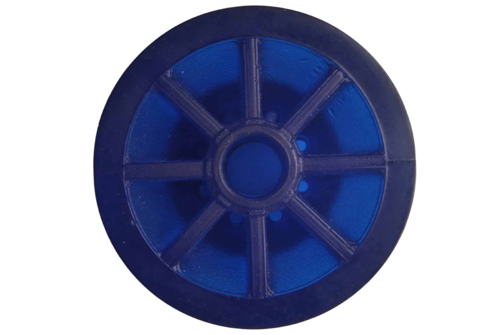 Kielrolle blau - 72x73 mm - Nabendurchmesser 14,5 mm - Image 3
