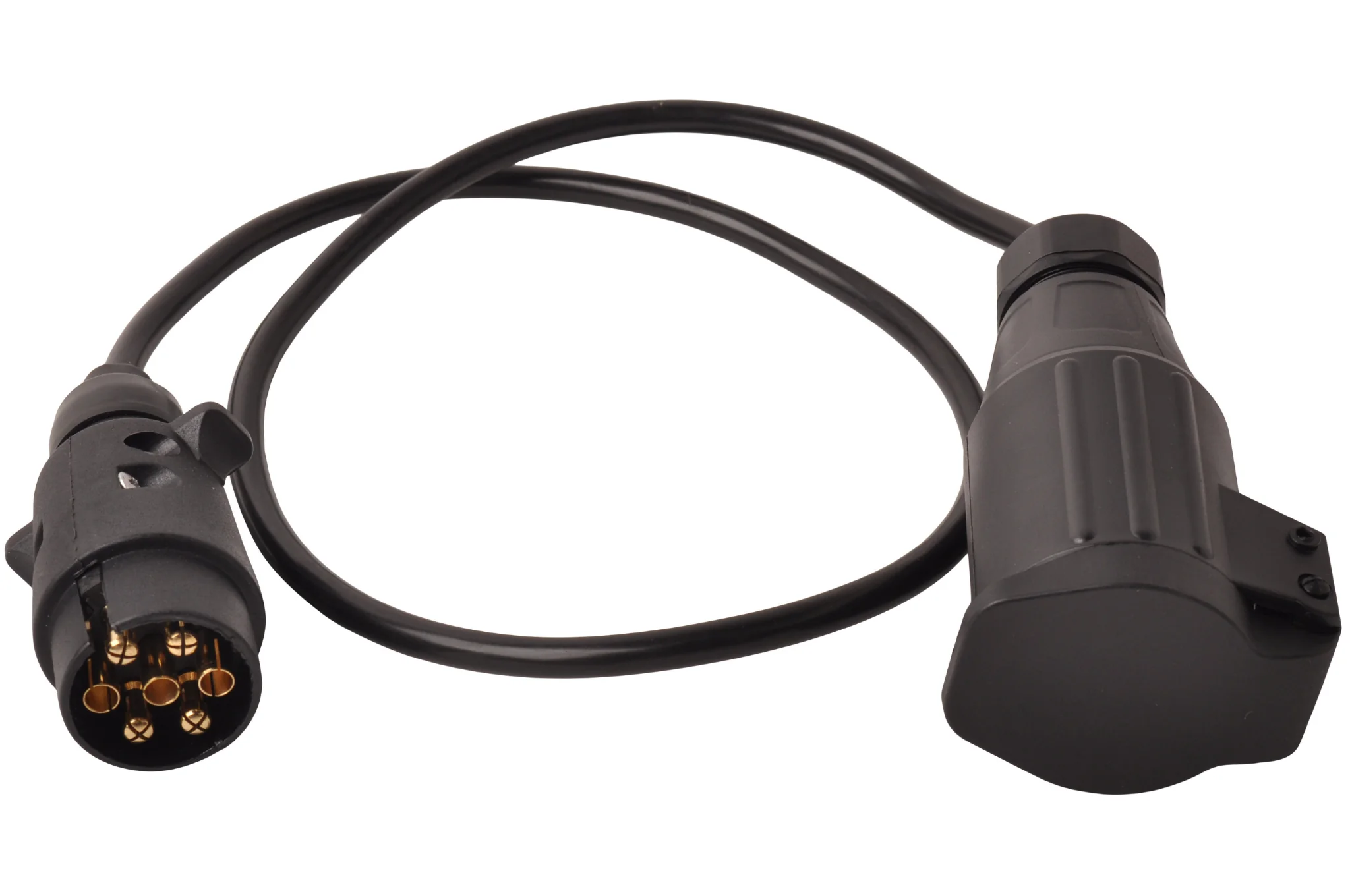 Adapterkabel 7-adrig mit 1x 7-poligem Stecker & 1x 13-poliger Buchse - 80 cm