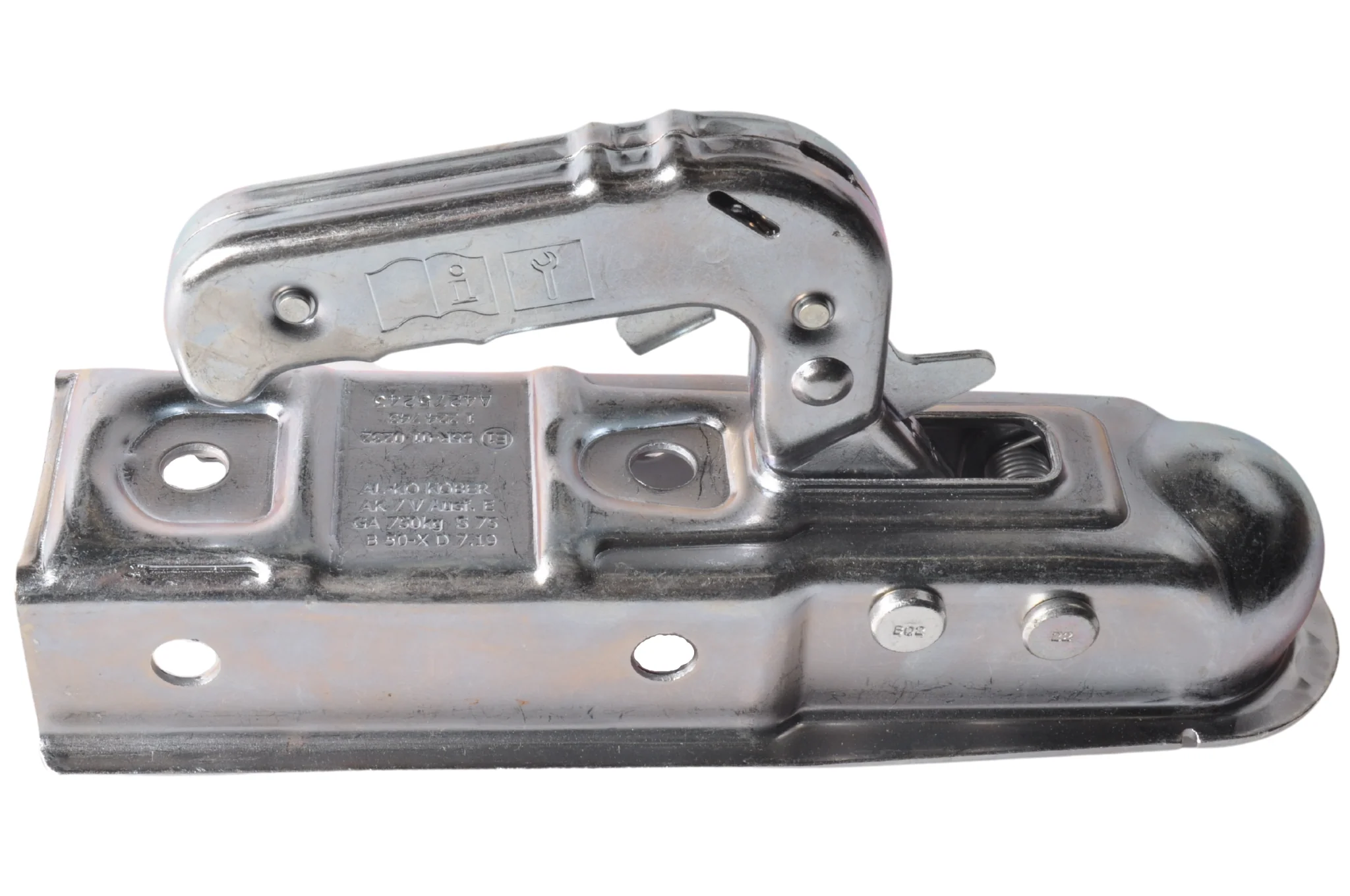 AL-KO AK7V-E - Rohr 60 mm - 750 kg - ungebremste Kugelkupplung - Image 2