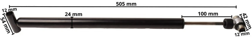 AL-KO Auflaufbremse - 161S - 505 mm ausgezogene Länge - 41,5 mm Befestigungsflansch - Image 6
