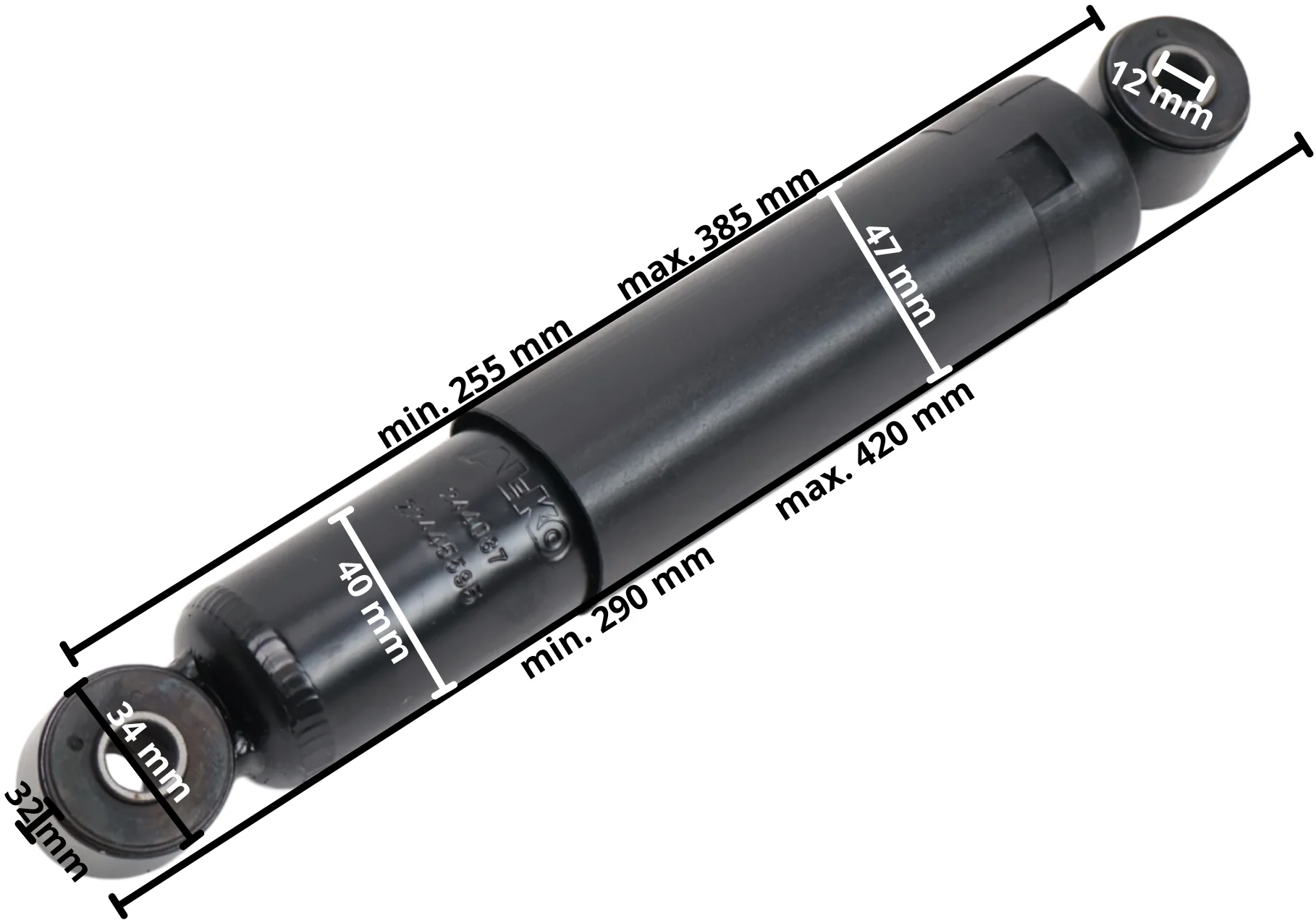 AL-KO Octagon Kompakt-Stoßdämpfer schwarz - 4000 kg - Image 6