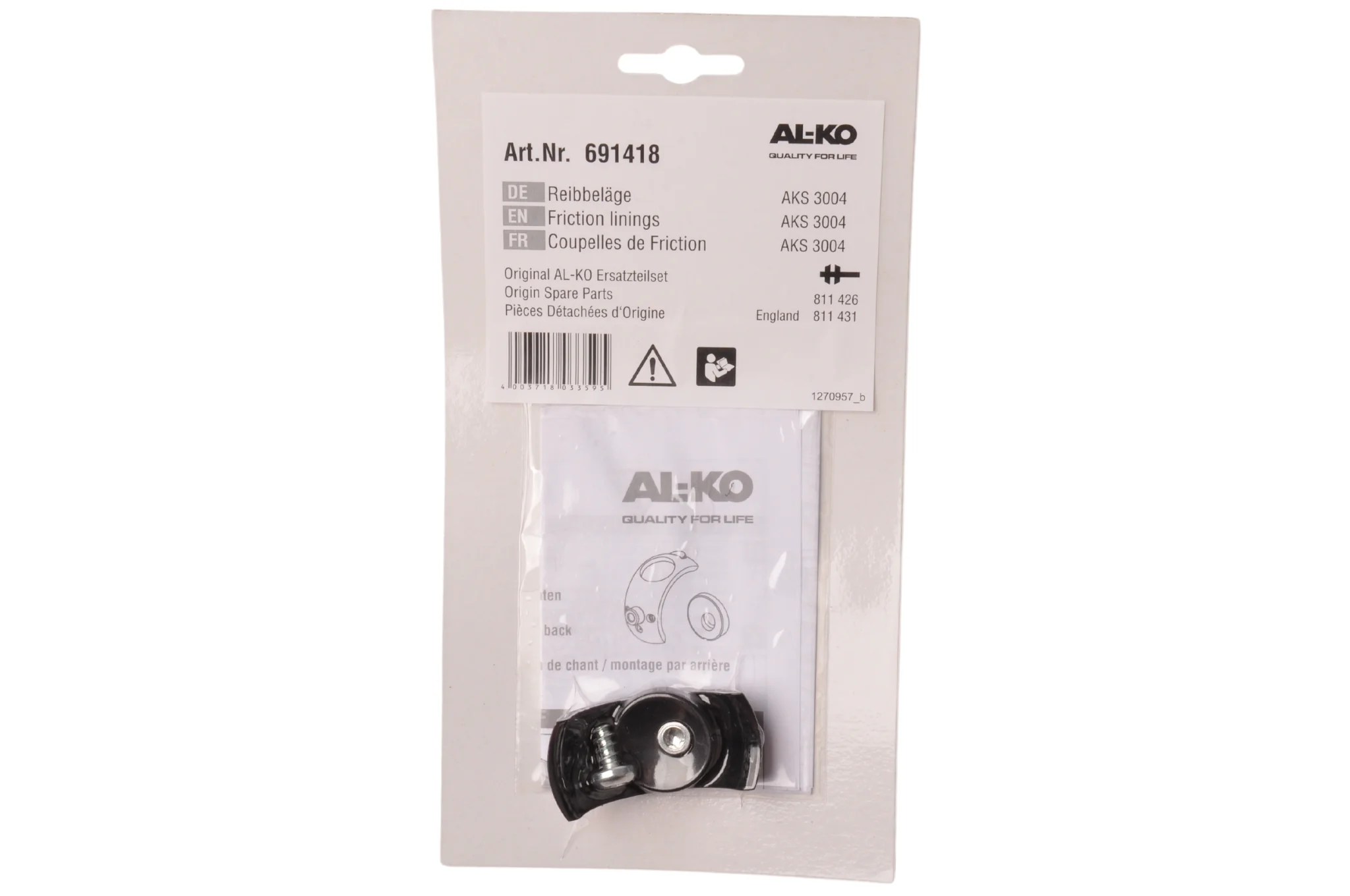 AL-KO Reibungssatz für AKS3004/3504
