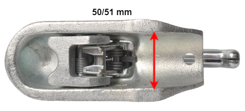 Albe EM220RB - rund 50/51 mm - 2200 kg - gebremste Kugelkupplung - Image 5