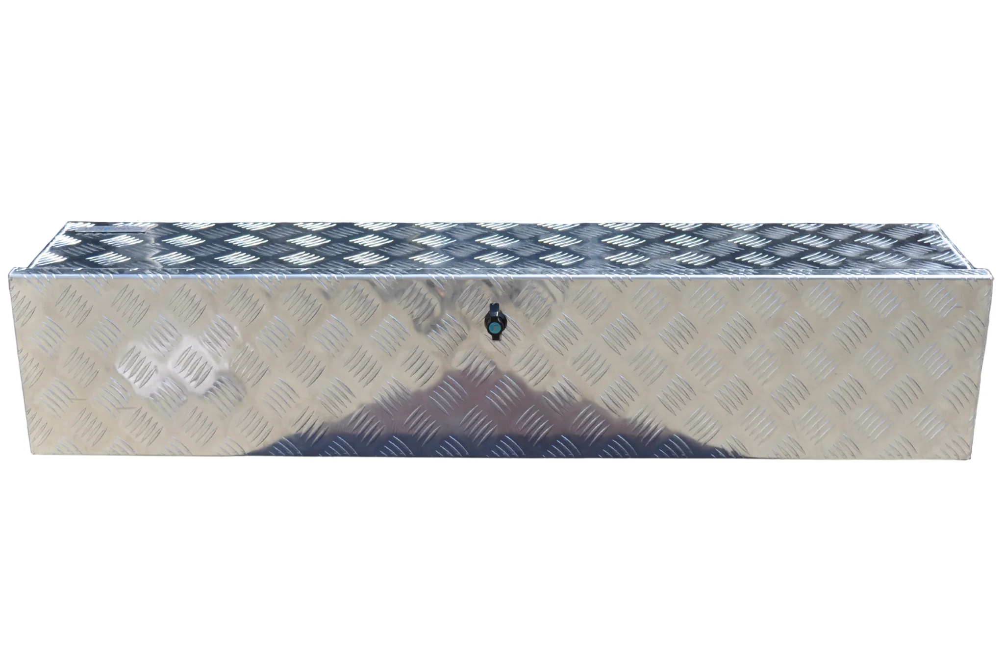 Aluminium Deichselbox aus Riffelblech - 1250x250x250 mm - Image 11