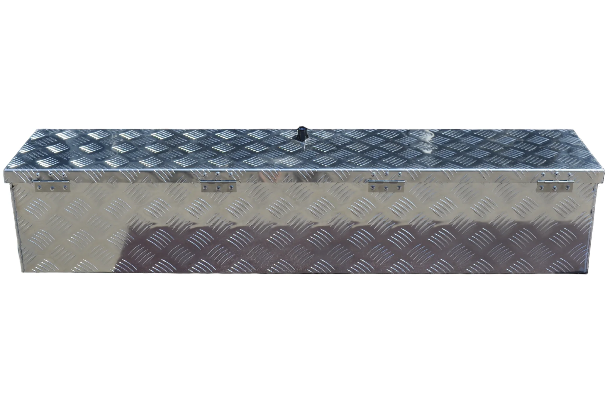 Aluminium Deichselbox aus Riffelblech - 1250x250x250 mm - Image 7