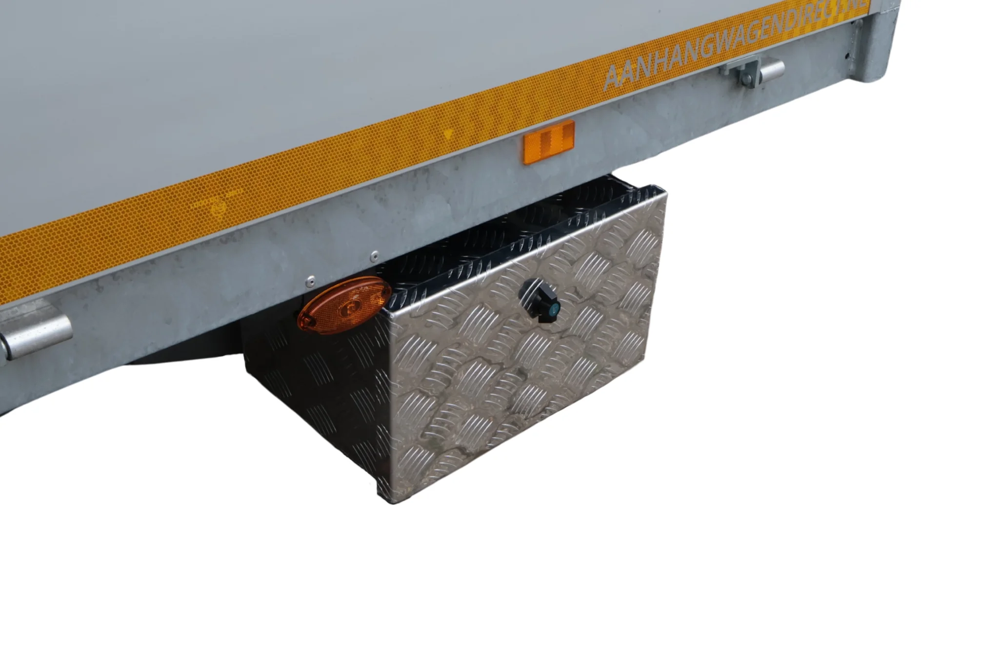 Aluminium-Deichselbox aus Riffelblech - 400×240×300 mm - Image 4