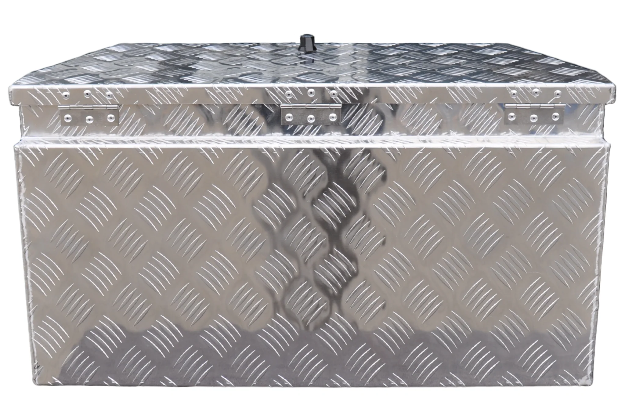 Aluminium Deichselbox aus Riffelblech 760x380x400 mm - Image 8