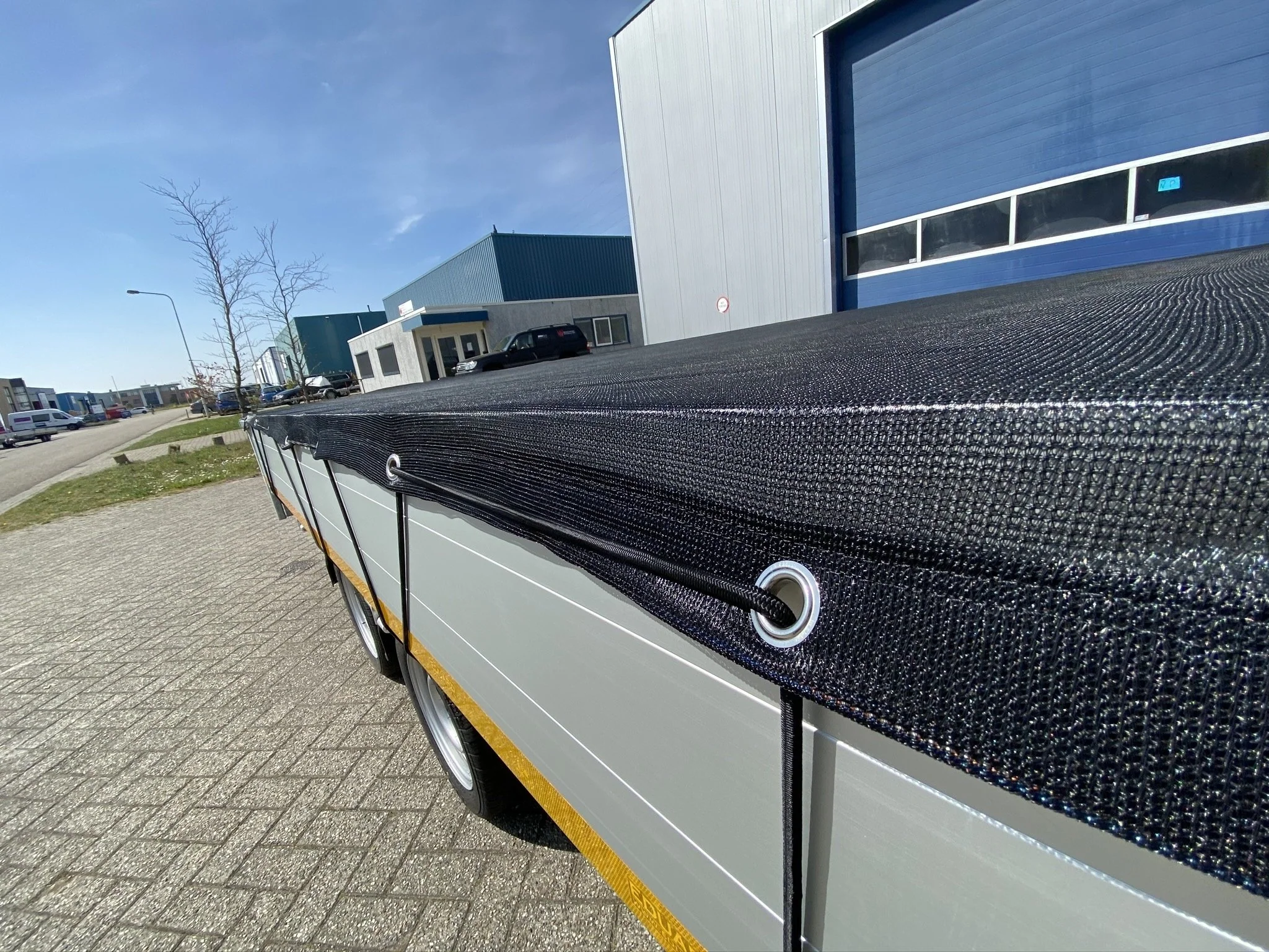Premium Anhängernetz - 350x180 cm - inklusive Gummiband rundum - UV-beständig - feinmaschig - Image 5