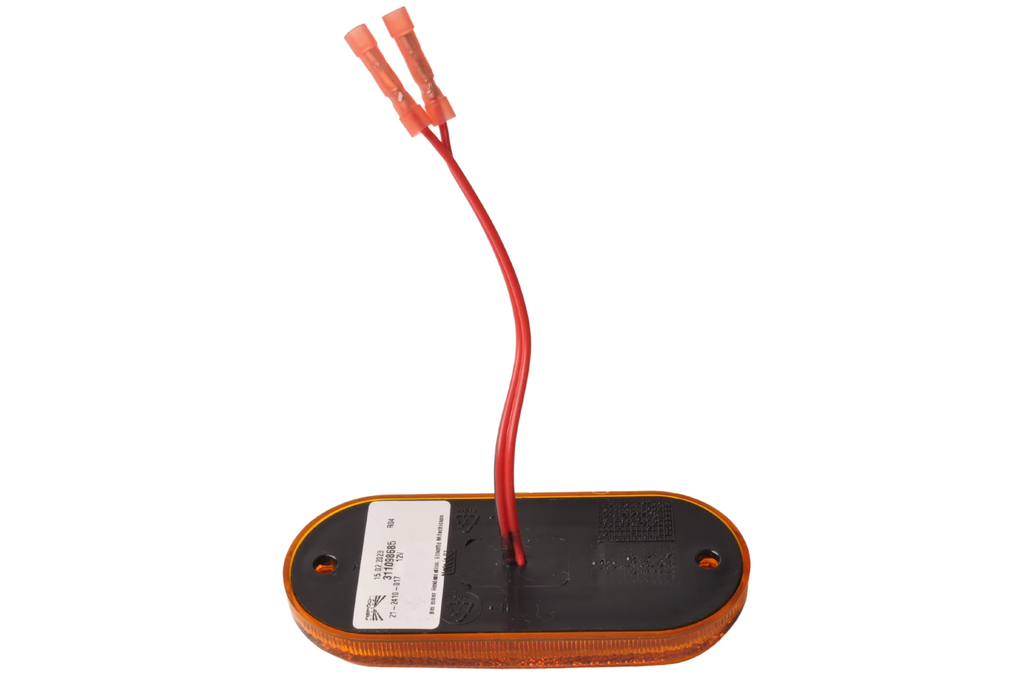 Aspock Flatpoint 3 - orange/gelbe Begrenzungsleuchte - 2-adriges Kabel mit Steckbrücken - LED - Image 3