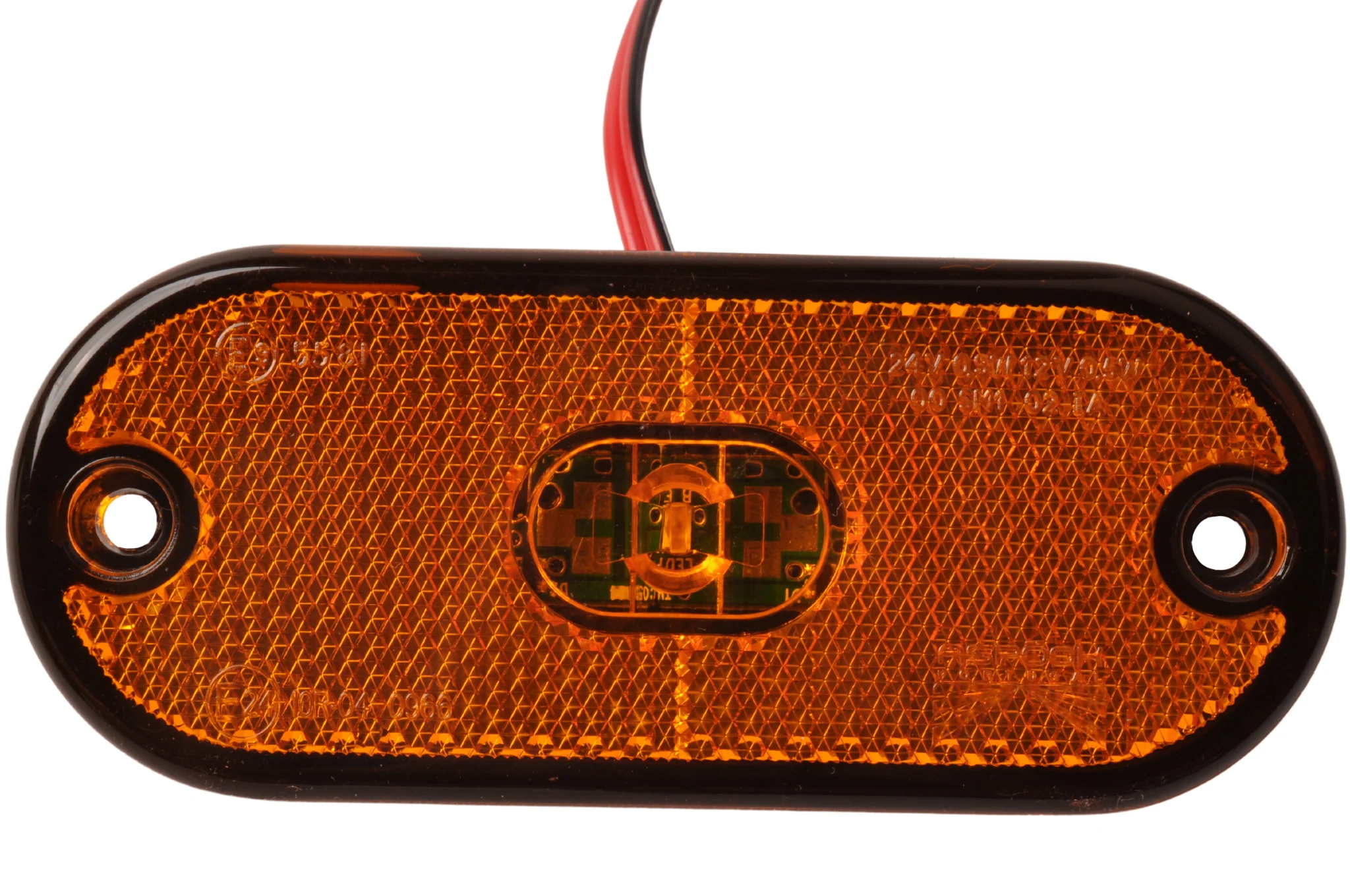 Aspock Flatpoint 3 - orange/gelbe Begrenzungsleuchte - 2-adriges Kabel mit Steckbrücken - LED - Image 5