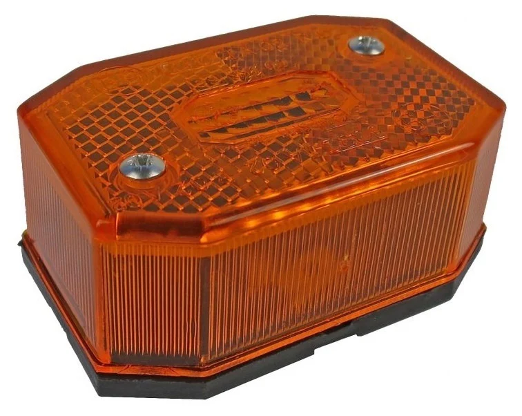 Aspock Flexipoint orange/gelbe Begrenzungsleuchte mit direktem DC-Anschluss