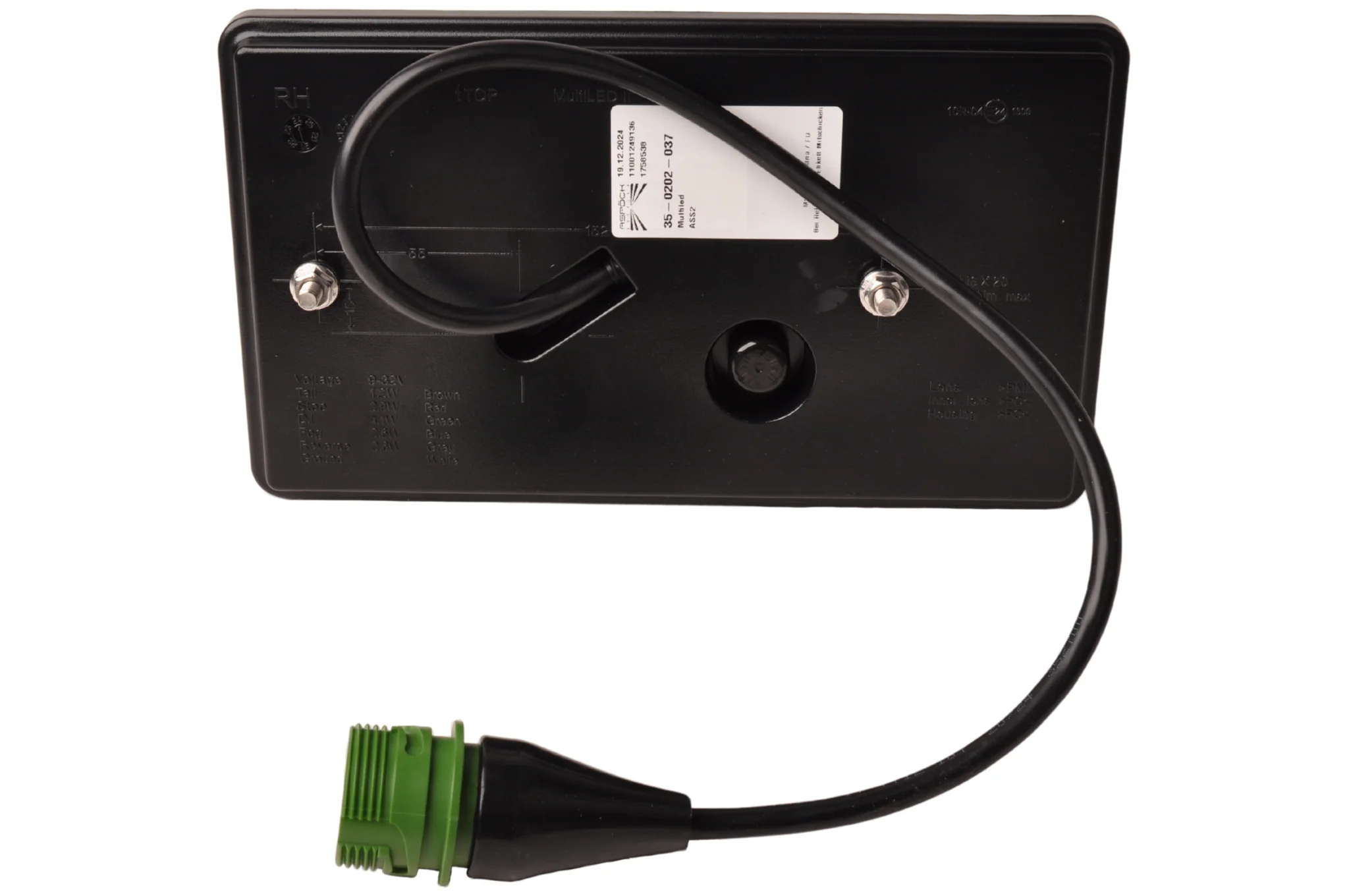 Anhänger Rückleuchte - Aspöck MultiLED 2 - rechts - 240x140x35 mm - vollständig LED - 7-poliger ASS2 Bajonettanschluss - wasserdicht - Image 6