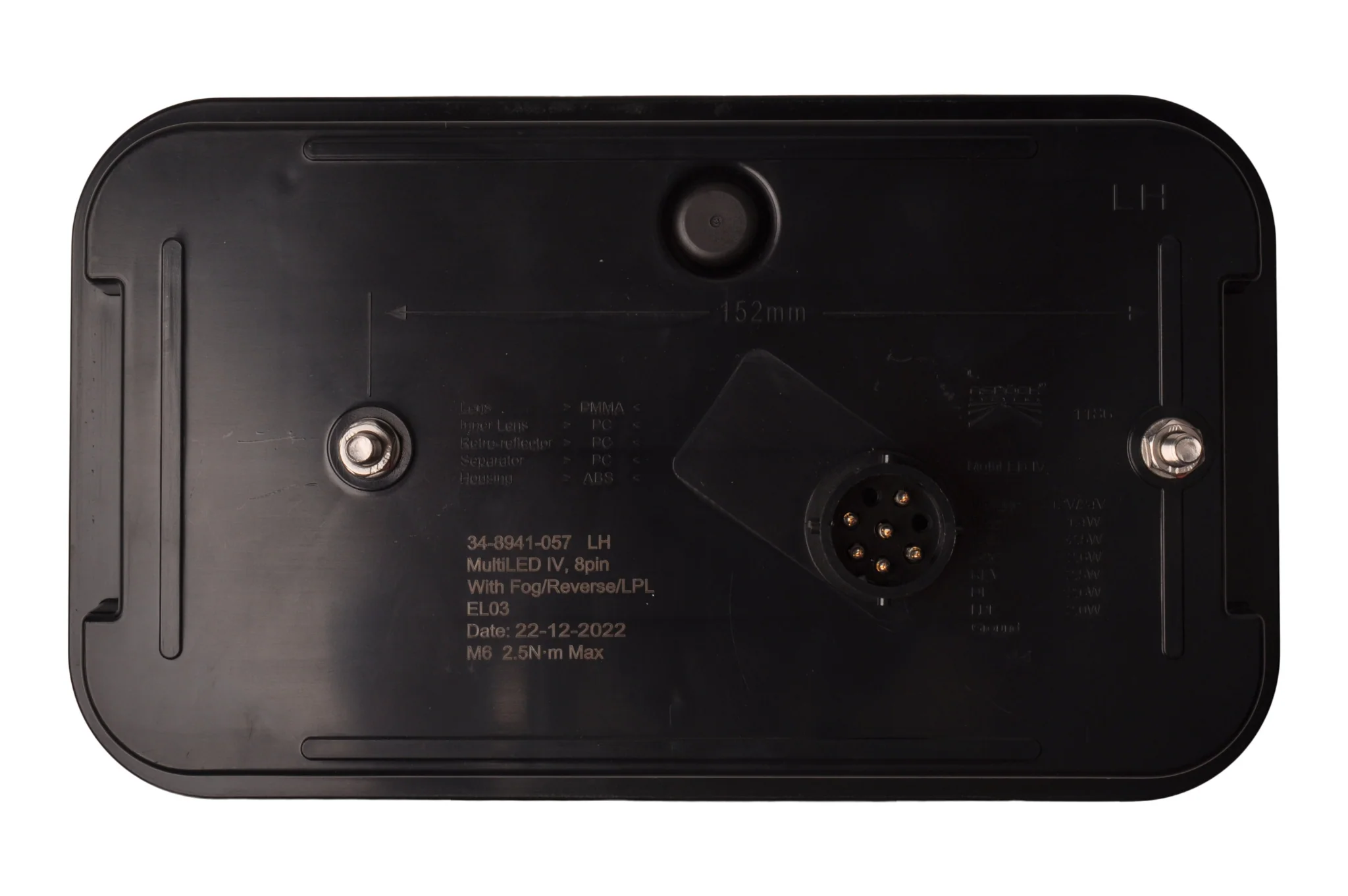 Anhänger Rückleuchte - Aspöck MultiLED 4 - links - 241x141x71 mm - vollständig LED - 8-poliger Bajonettanschluss - Image 5