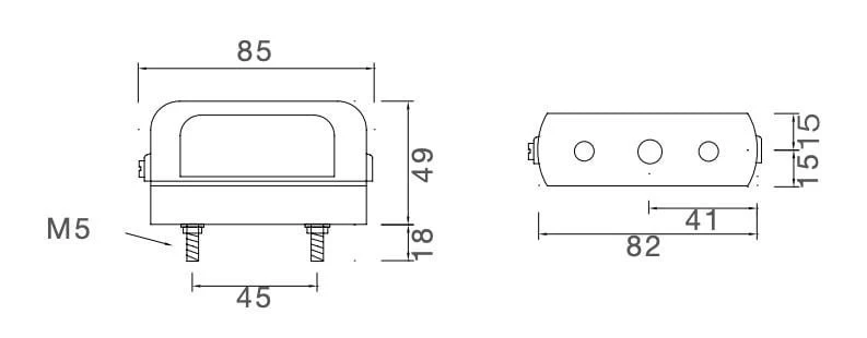 Aspock Regpoint Kennzeichenbeleuchtung - 800 mm Stecker - Image 7