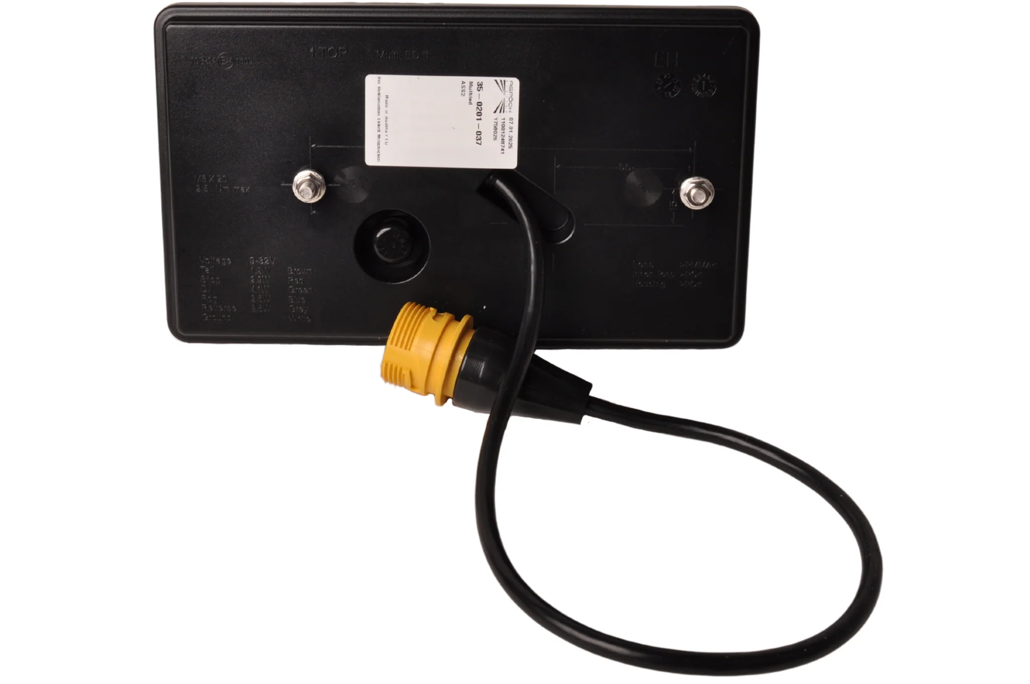 Anhänger Rückleuchte - Aspöck MultiLED 2 - links - 240x140x35 mm - vollständig LED - 7-poliger ASS2 Bajonettanschluss - wasserdicht - Image 6