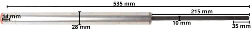 Knott Auflaufbremsdämpfer für KF30-E/ KRV30-B - Dämpfercode 8700390914 - Image 5