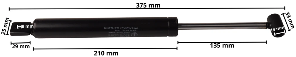 Auflaufbremsdämpfer PAV/ SR2.7 Ausführung Z Länge 375 mm - Image 5