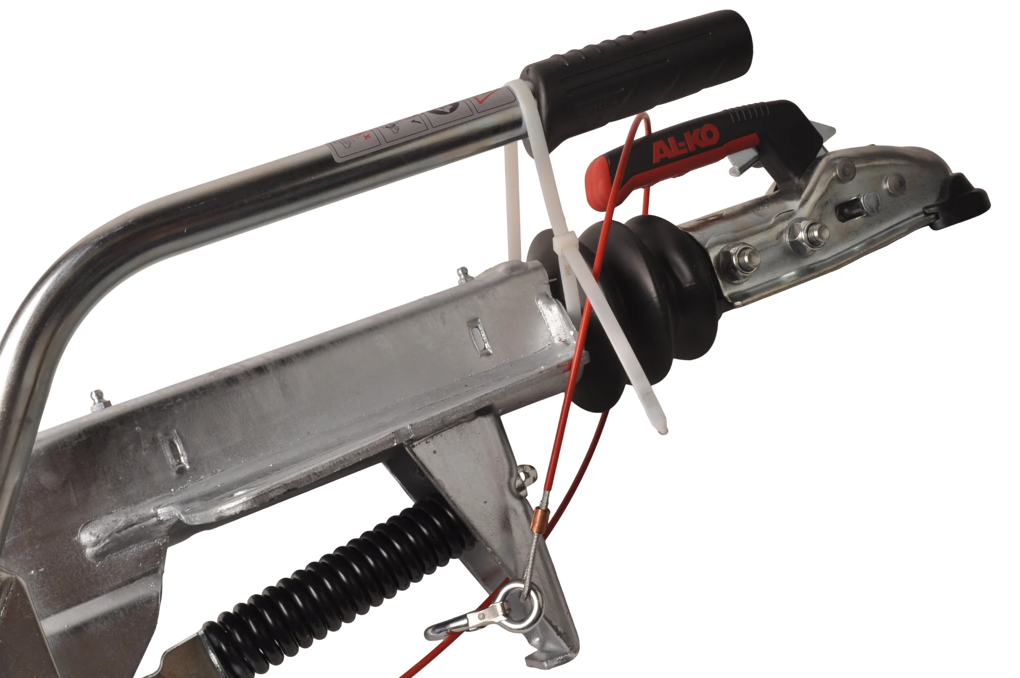 AL- KO Auflaufeinrichtung für Anhänger - 161S - maximale Anhängelast: 1600kg - V-Deichselanschluss - inkl. Stützrad-Konsole - Image 5
