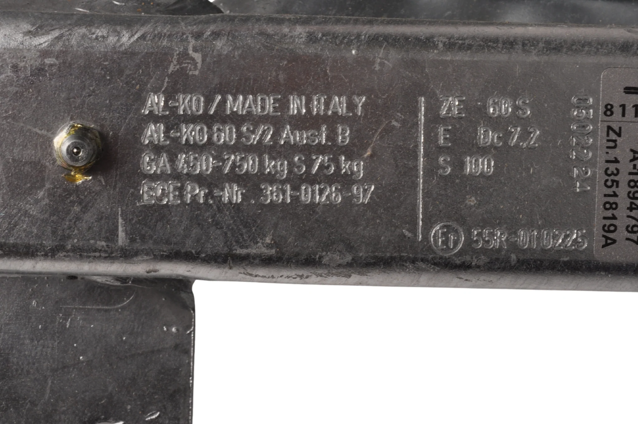 AL- KO Auflaufeinrichtung für Anhänger - 60S/2 - maximale Anhängelast: 750kg - V-Deichselanschluss - Image 7