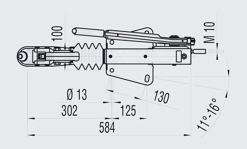 AL- KO Auflaufeinrichtung für Anhänger - 90S/3 - maximale Anhängelast: 1000kg - V-Deichselanschluss - Image 7