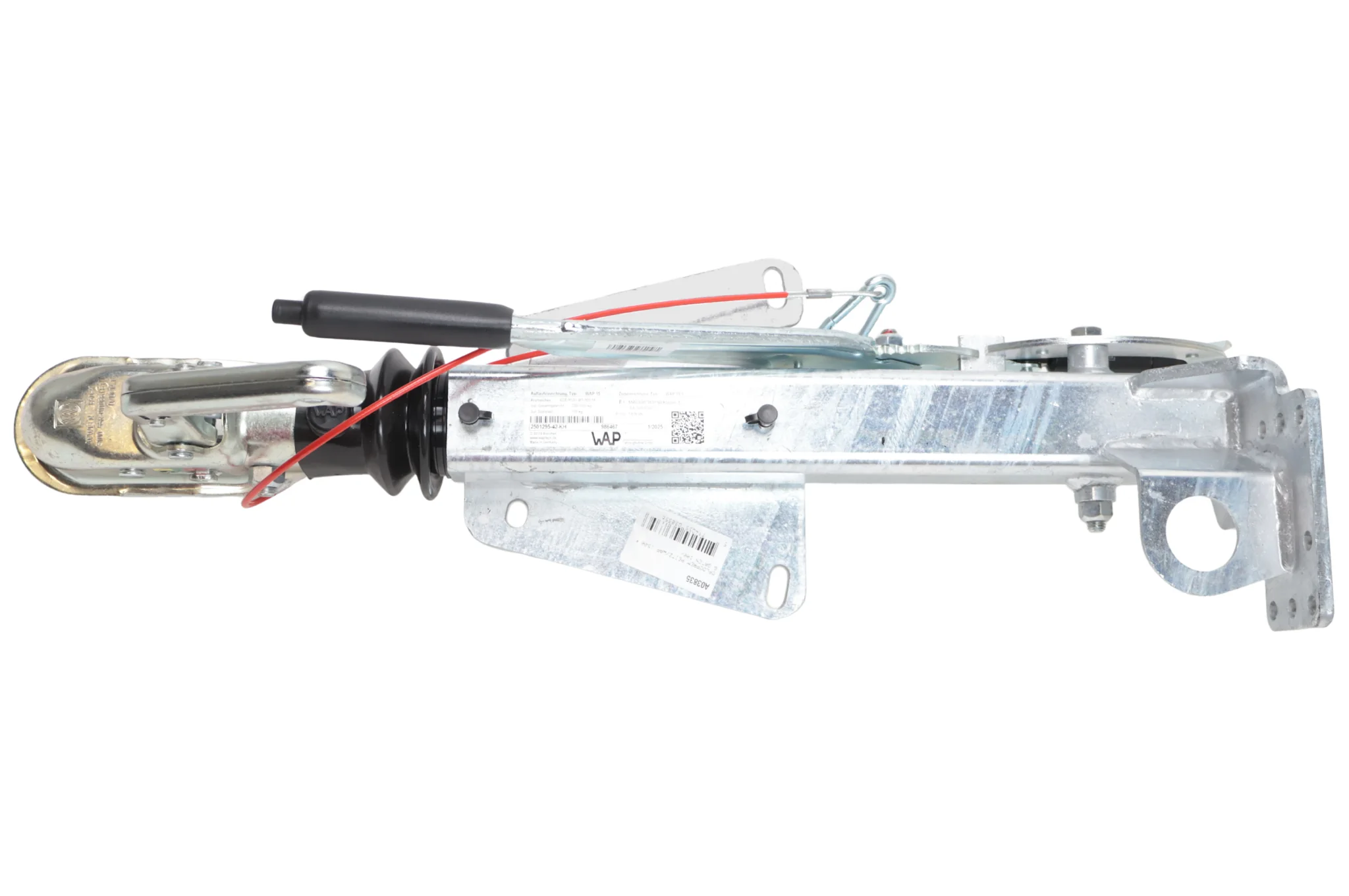 Peitz/WAP Auflaufeinrichtung für Anhänger - maximale Anhängelast: 1500 kg - inkl. Stützrad-Konsole - Image 4
