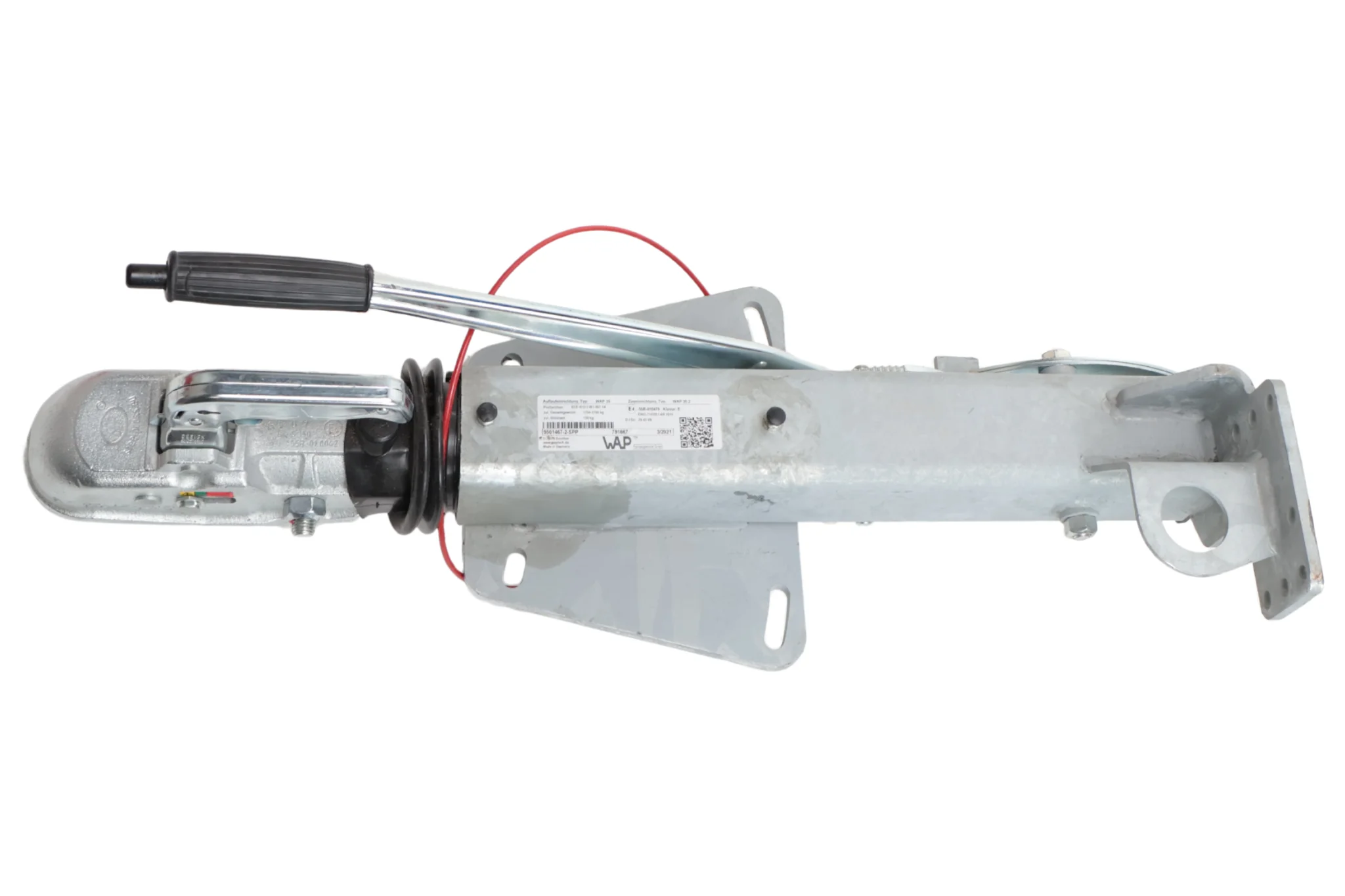 Peitz Auflaufeinrichtung für Anhänger - WAP 35 - Anhängelast: 1750 > 3500 kg - inkl. Stützrad-Konsole - Image 4