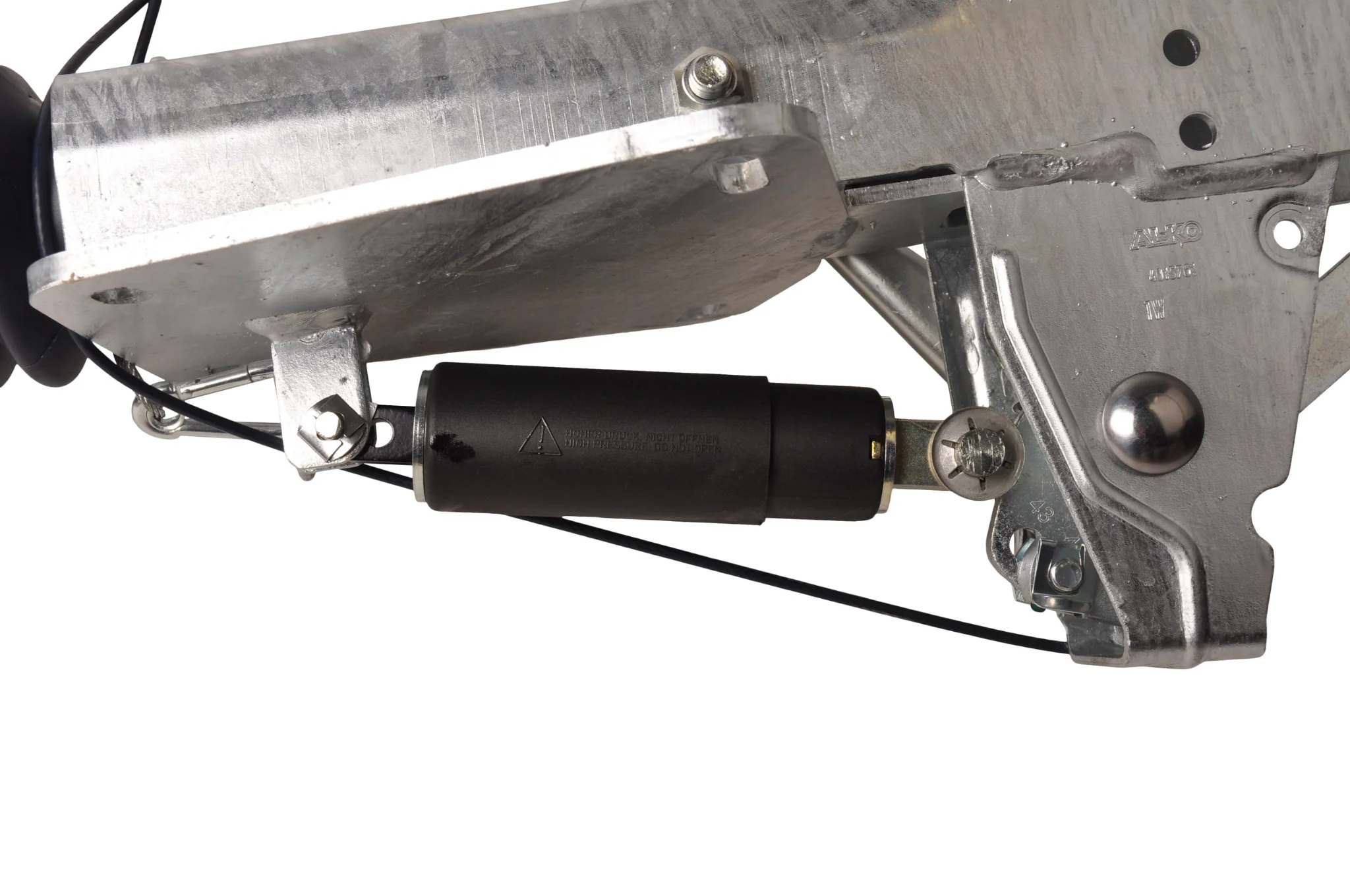 BPW Auflaufeinrichtung für Anhänger - ZAF2.0-3 - maximale Anhängelast: 2000 kg - inkl. Stützrad-Konsole - Image 7