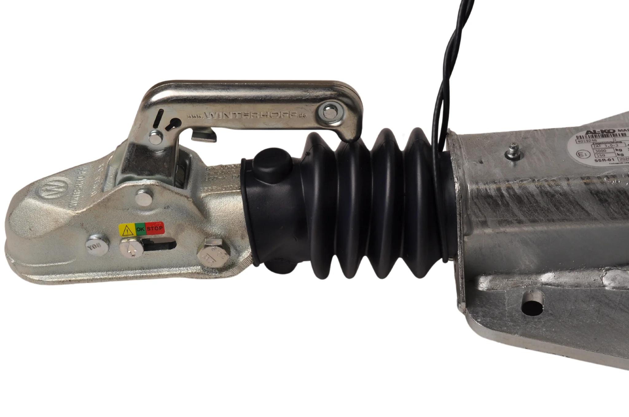 BPW Auflaufeinrichtung für Anhänger - ZAF3.0-3 - maximale Anhängelast: 2800 kg - inkl. Stützrad-Konsole - Image 5