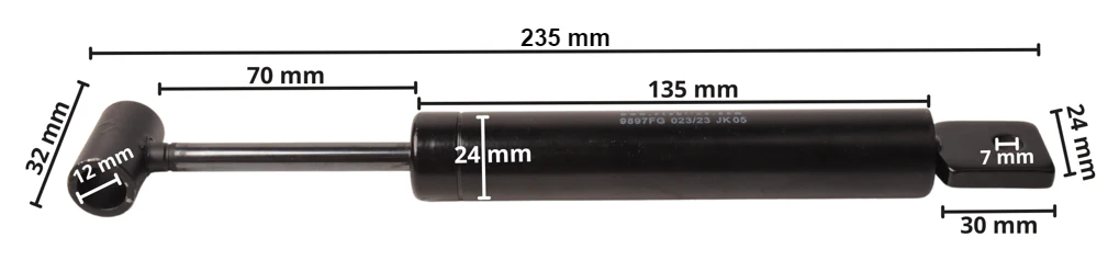 Auflaufdämpfer PAV/ SR1.3 Ausführung M Länge 235 mm - Image 6