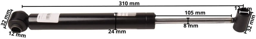 Auflaufdämpfer ZAF 2.0-2.0-3 Länge 310 mm - Image 6