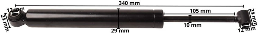 Auflaufdämpfer ZAF 2,8-2 Länge 340 mm - Image 7