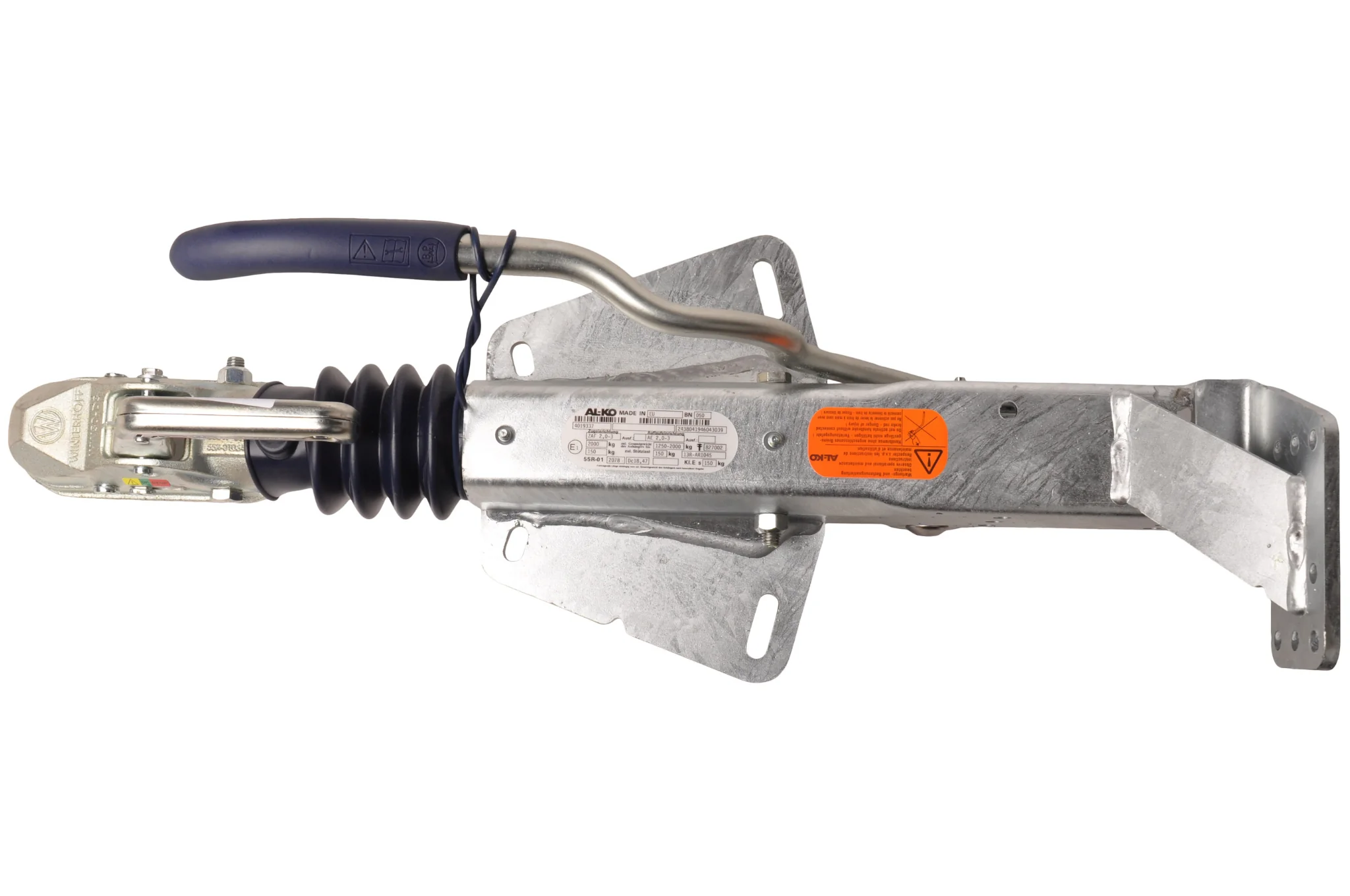 BPW Auflaufeinrichtung für Anhänger - ZAF2,0-3 - maximale Anhängelast: 2000 kg - inkl. Stützrad-Konsole - Aufbau - Image 4