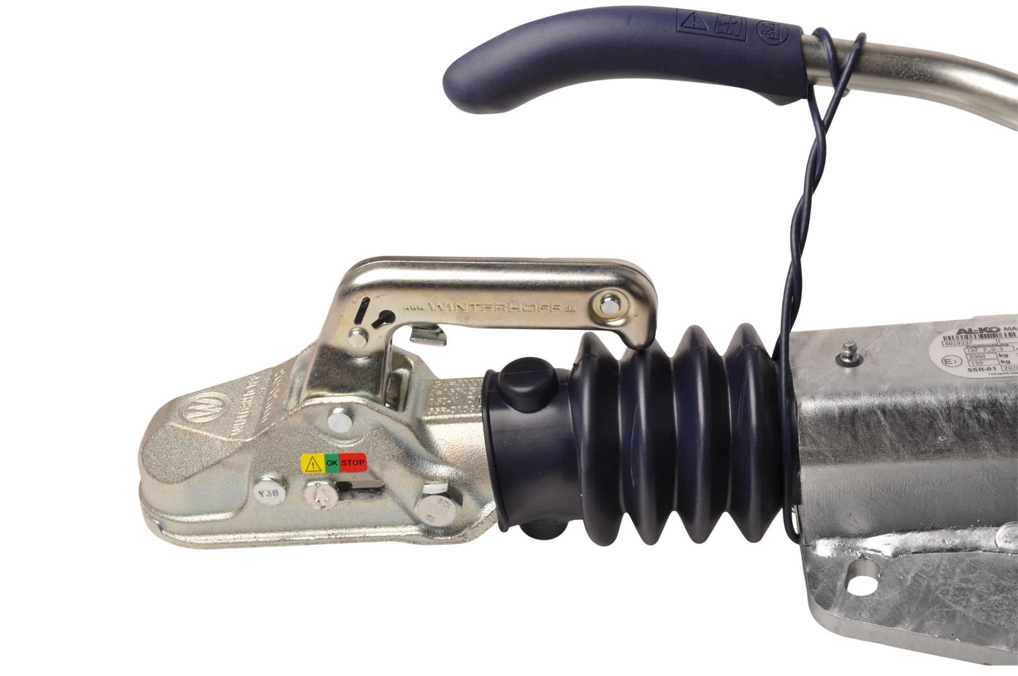 BPW Auflaufeinrichtung für Anhänger - ZAF2,0-3 - maximale Anhängelast: 2000 kg - inkl. Stützrad-Konsole - Aufbau - Image 5