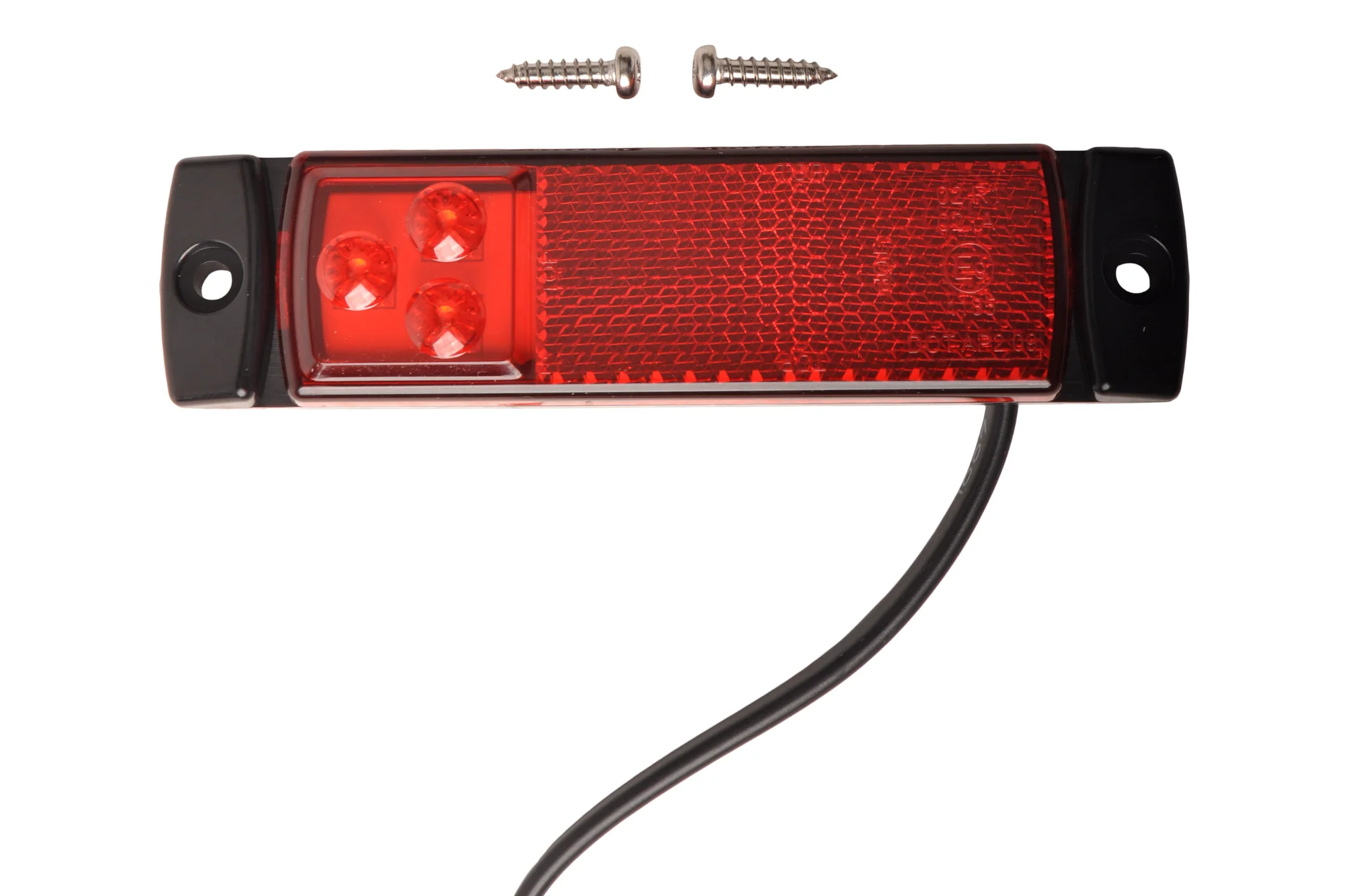 Begrenzungsleuchte rot LED 12/24V 126x30mm - Image 2