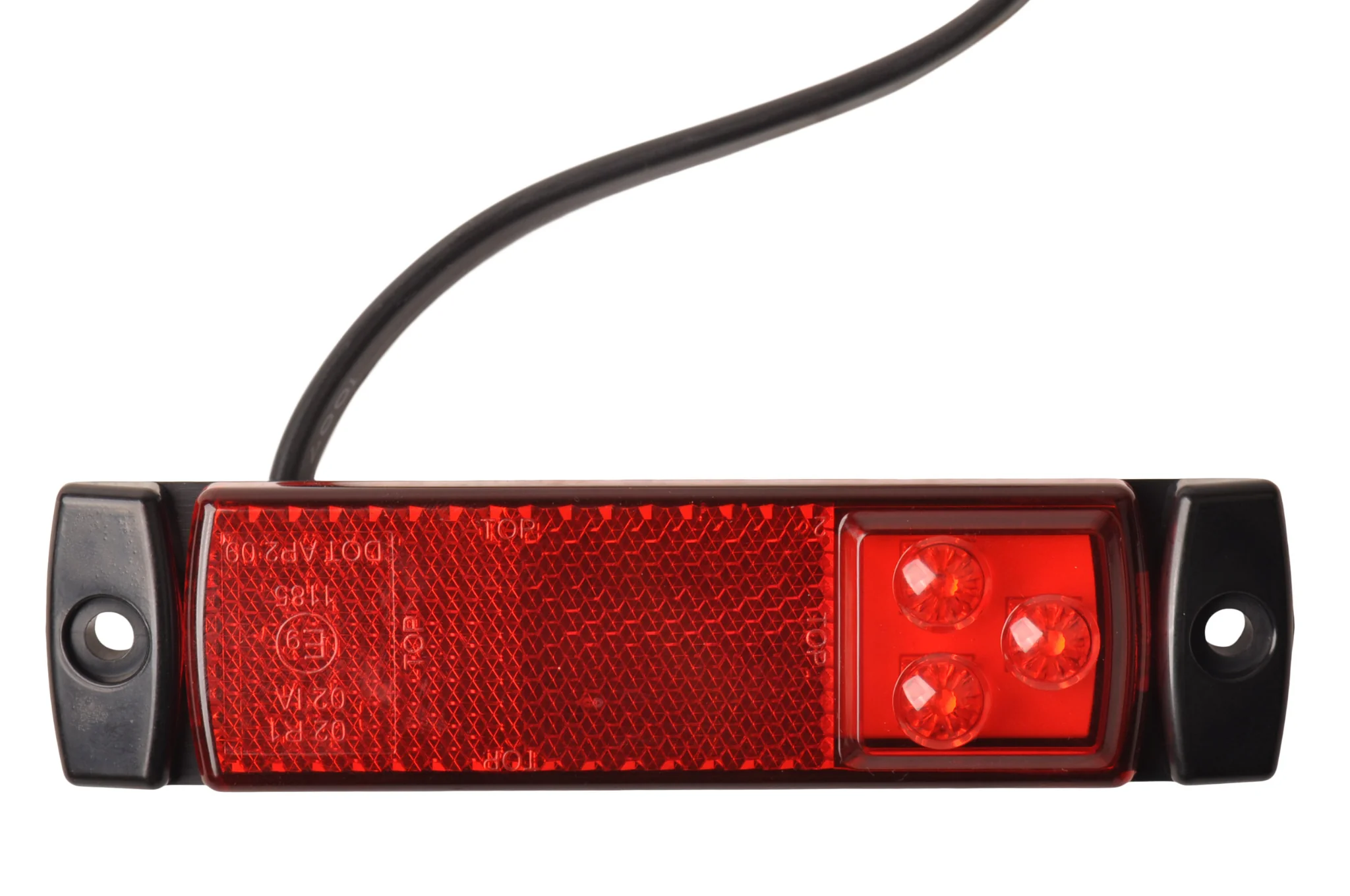Begrenzungsleuchte rot LED 12/24V 126x30mm - Image 3