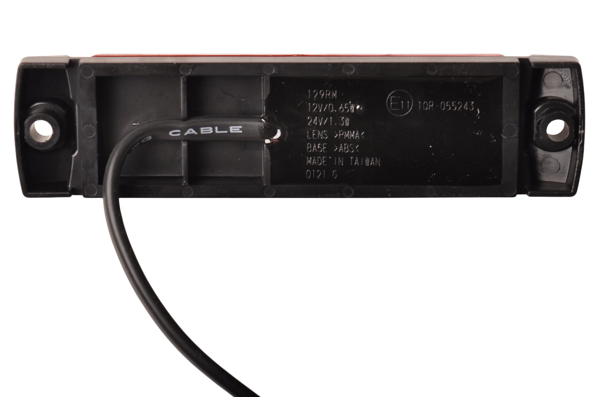 Begrenzungsleuchte rot LED 12/24V 126x30mm - Image 4