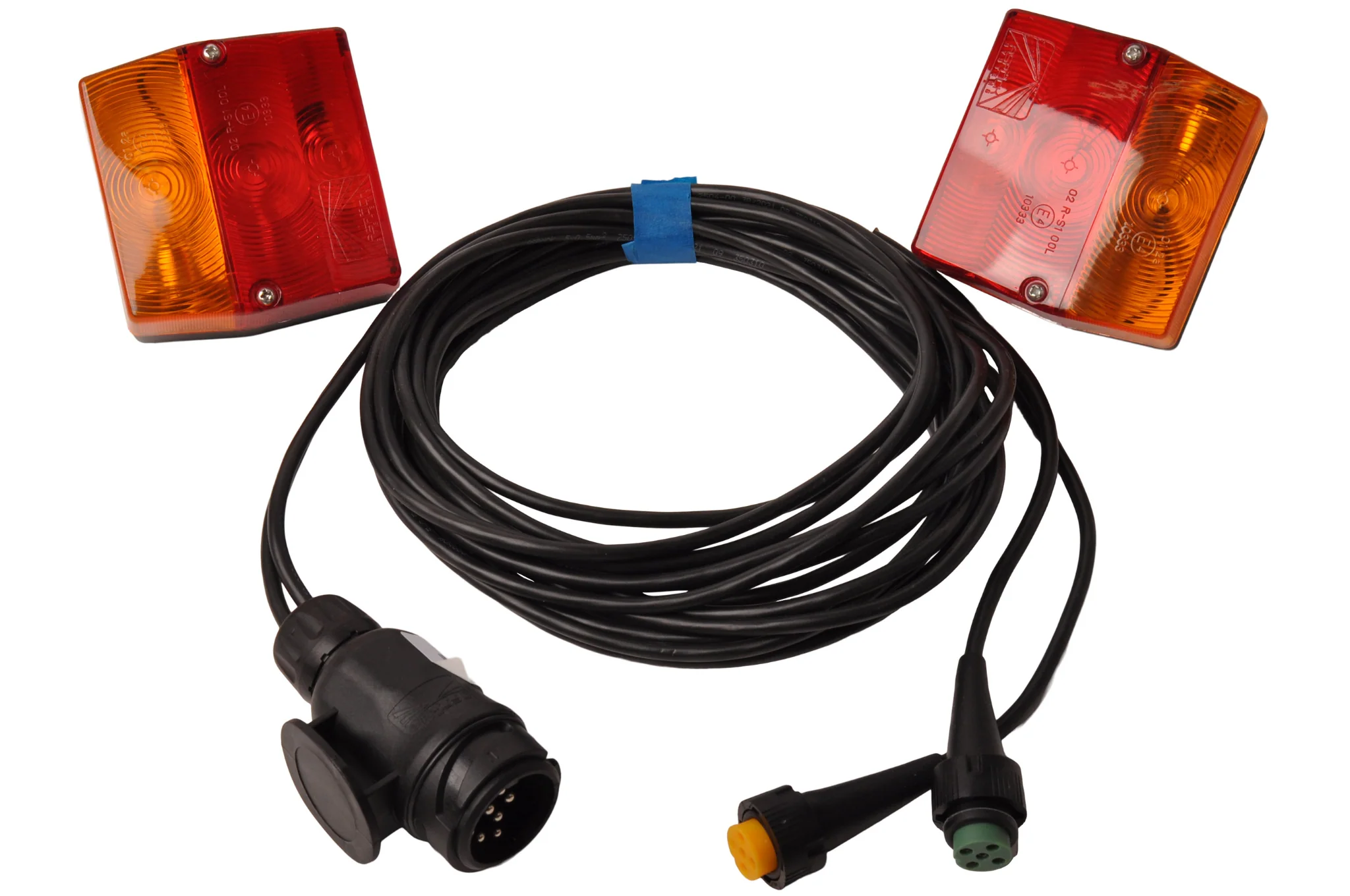 Beleuchtungsset - Aspöck Minipoint - 4,5 m Hauptkabel - 13-polig - Plug & Play
