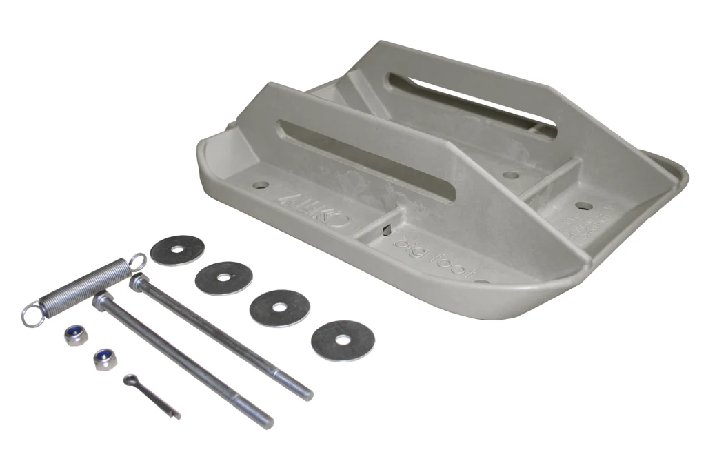 AL-KO Big Foot Stützplatten – Set mit 4 Stück - Standfläche: 200x180 mm