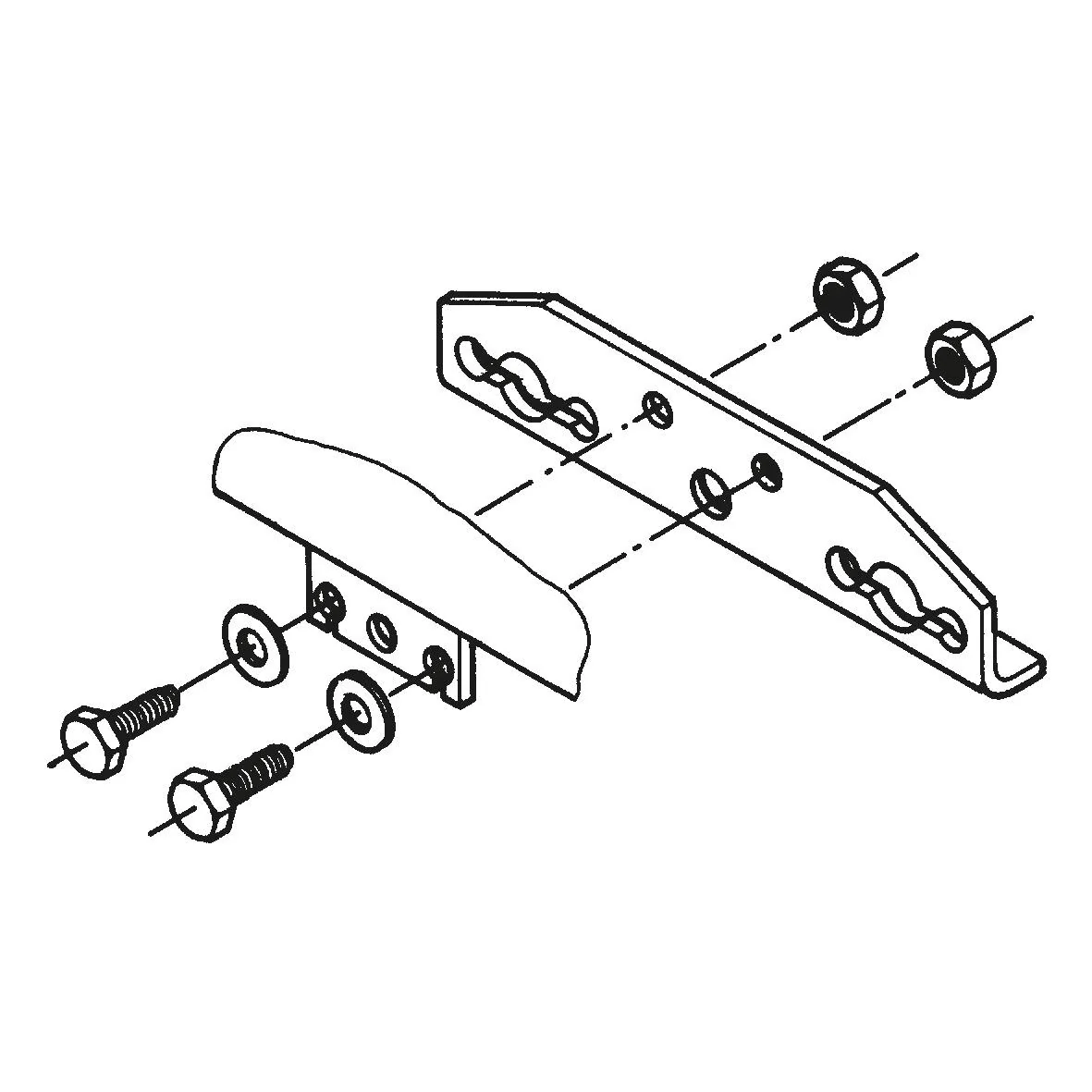 Bremszug-Schraubplatte Tandem 249236 - Image 5