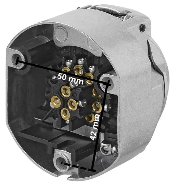 Steckdose 13-polig - Metall - Typ Jaeger - Image 8