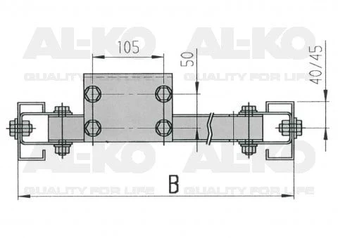 Stützradtraverse AL-KO 1212993 - Image 3