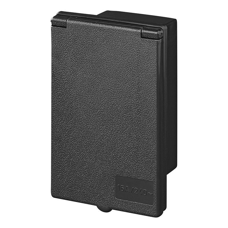 CEE-Stecker - rechteckig - 160x100 mm - schwarz - Image 3