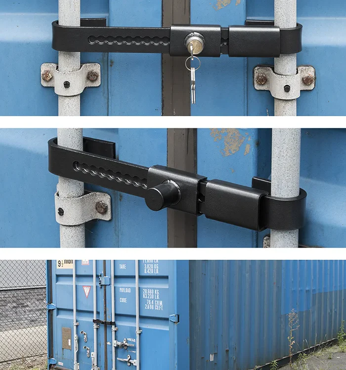 Containerschloss geeignet für LKW und Container - verstellbar 22 bis 43 cm - gehärteter Stahl - Image 5