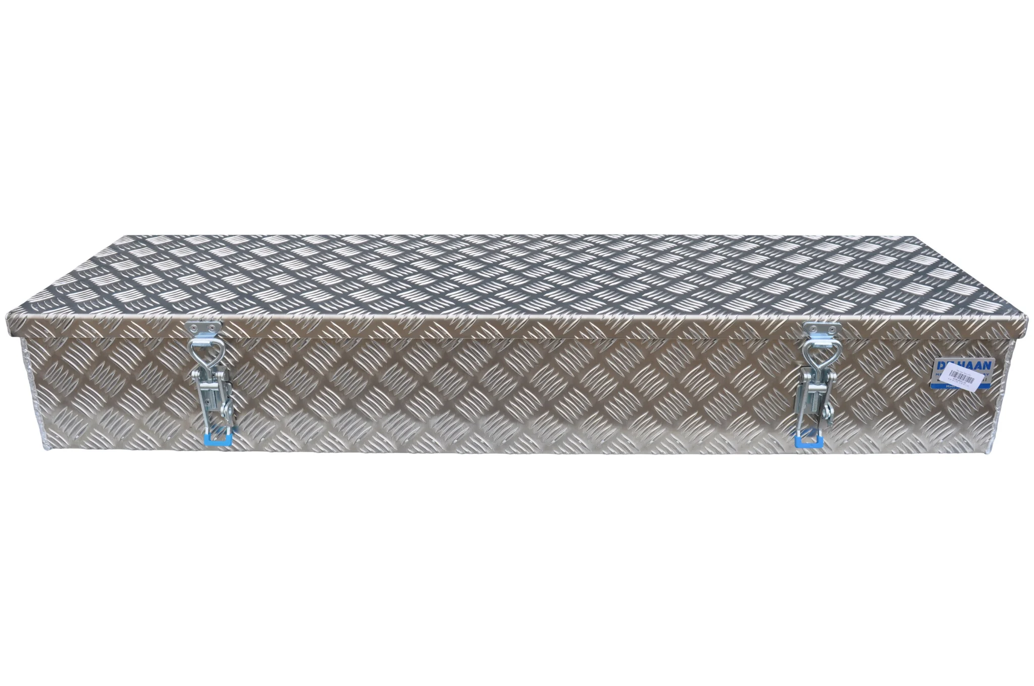DE HAAN BOX HE - 1200x380x190 mm - wasser- und staubdichter Deichselbox aus Aluminium-Riffelblech - ausgestattet mit Spannschlössern - Image 3