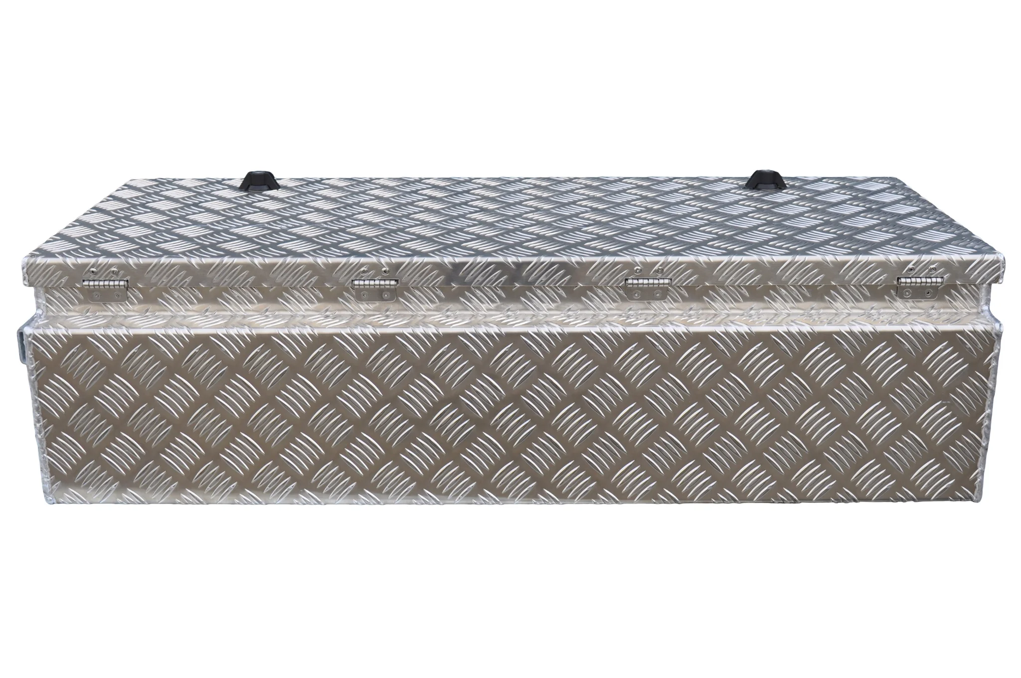 DE HAAN BOX WXV - 950x400x250 mm - wasser- und staubdichter Aluminium-Riffelblech Deichselbox - mit Butterfly-Schloss - Image 6