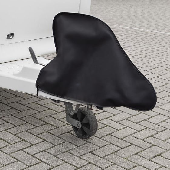 Schwarze Deichselabdeckung 87x55 cm – PU-Material – inklusive Gummizug - Image 4